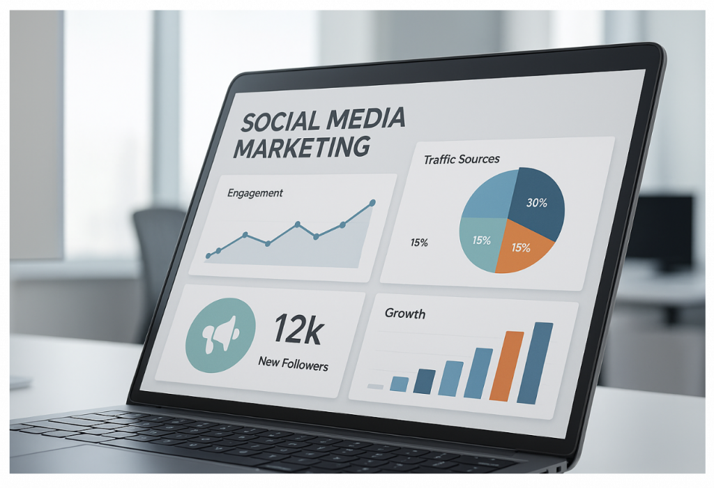 Social Media Setup and Marketing Gweddnewid North Wales